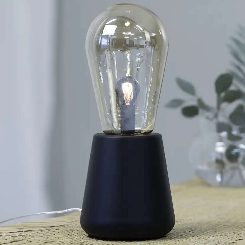 Bordslampa Markslöjd Brooke 1L Amber/Svart