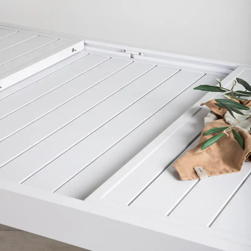 Marbella matbord 160/240*100*H75 - Vit Vit