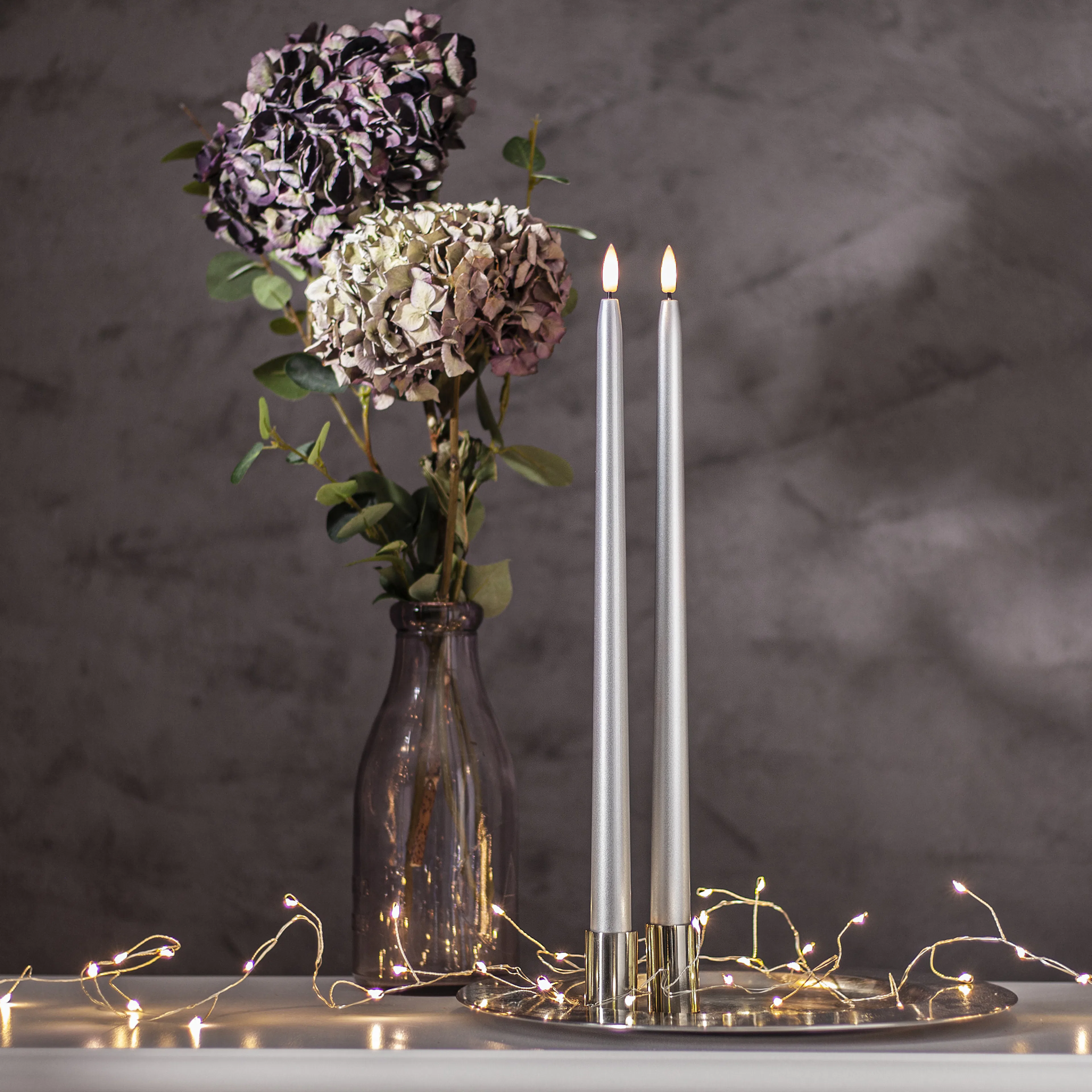 Färg: Silver; Höjd 390 Mm