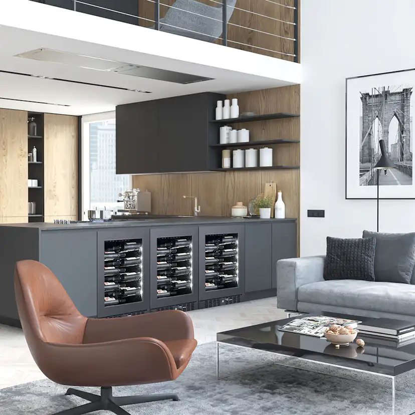 Temptech Copenhagen CPROX60SRB-24 vinkyl svart