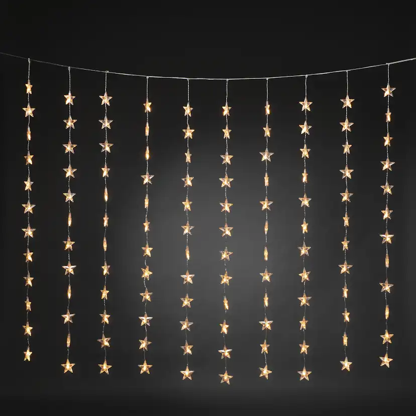 Gardinslinga Gnosjö Konstsmide 3703 Stjärnor 120 LED
