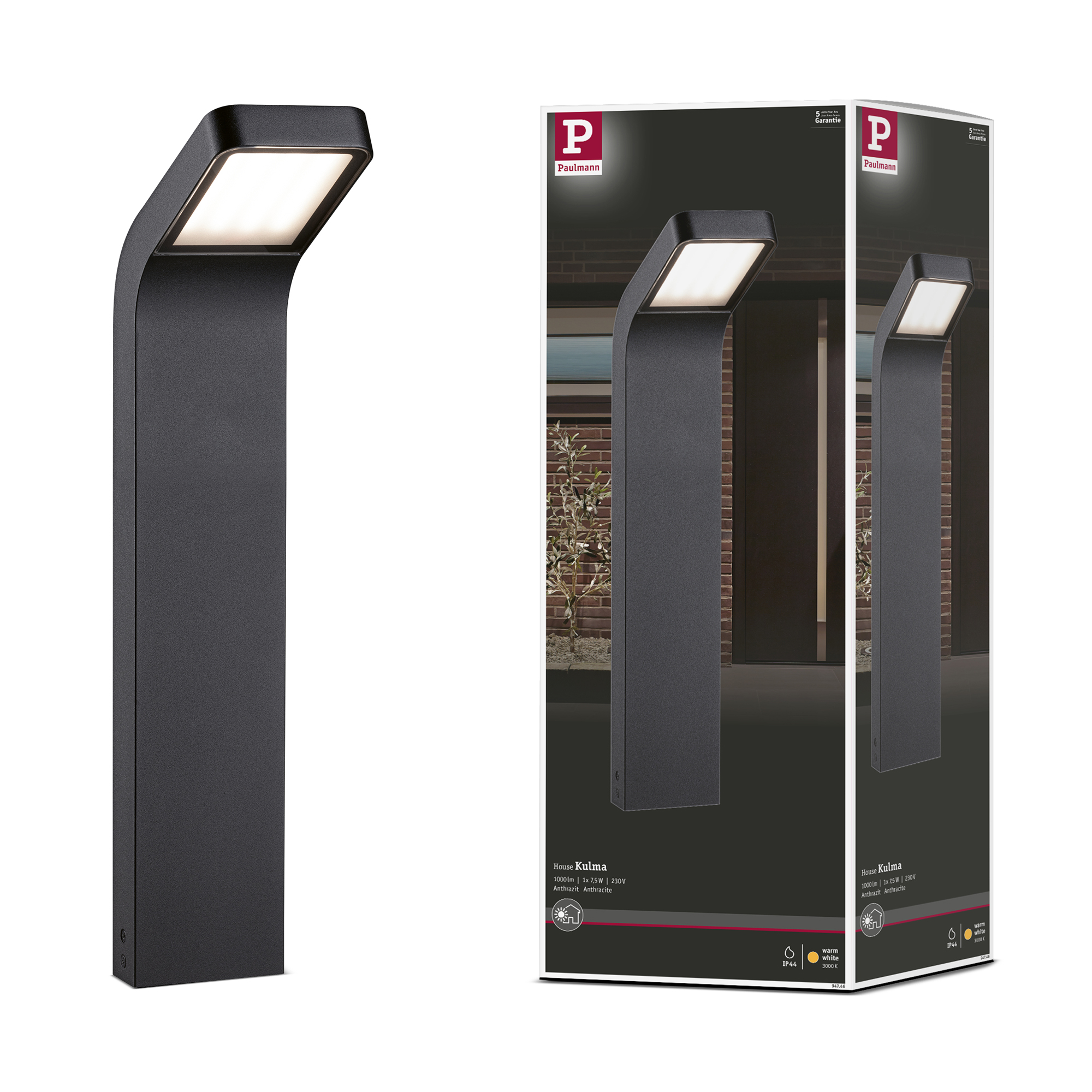 Pollare LED Paulmann Kulma Seawater Resistant IP44 230V Design: utan Rörelsesensor