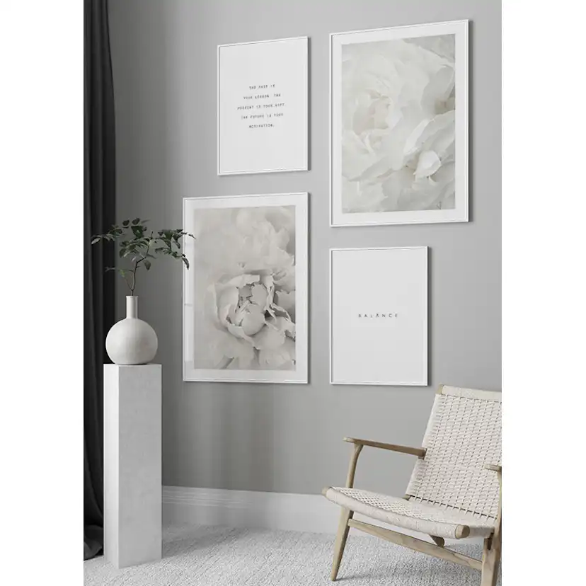 Poster Gallerix White Rose No2