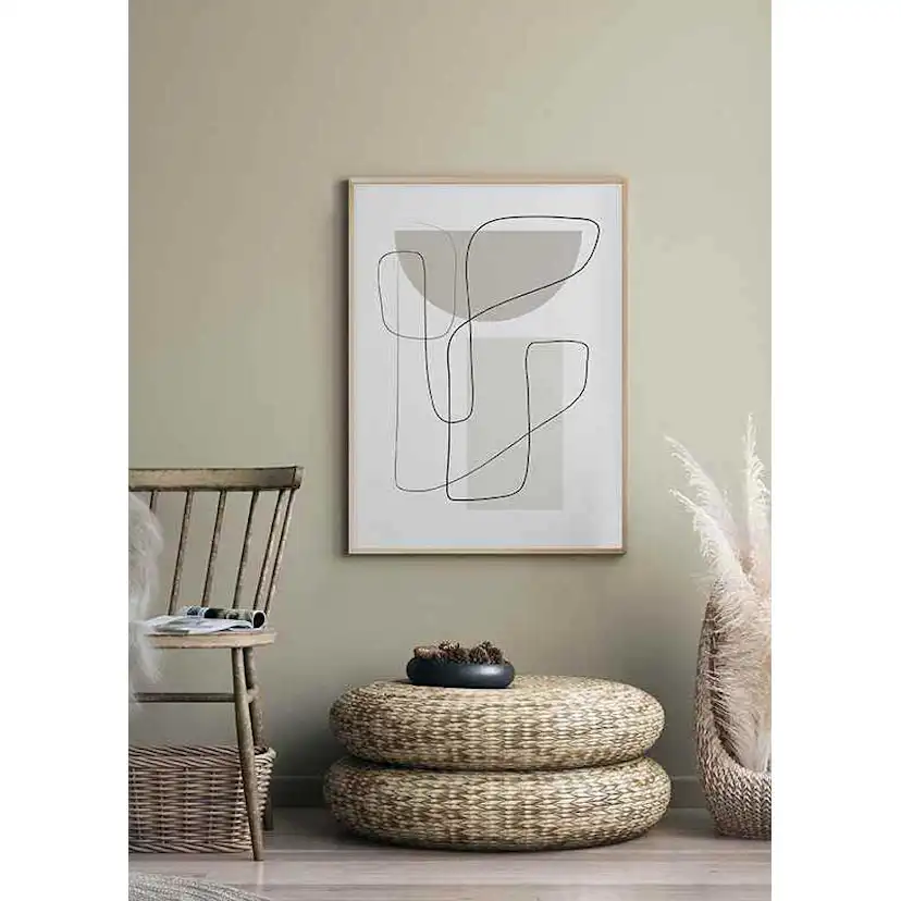 Poster Gallerix Art des Lignes No2