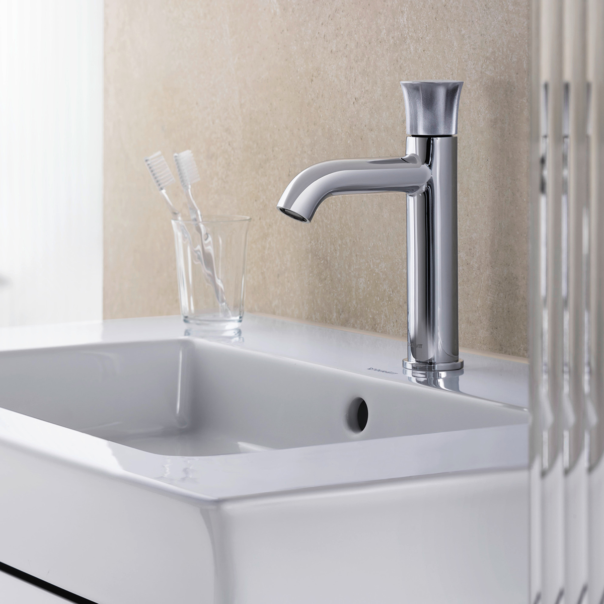 Tvättställsblandare Duravit White Tulip Låg