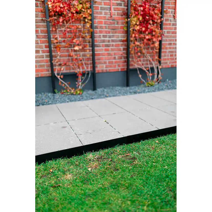 Rabattkant Skotte Garden 16x100 cm 12-Pack Svart Stål