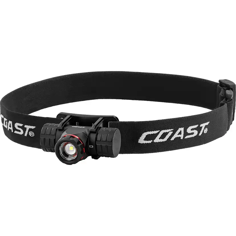 Pannlampa Coast Xph25r 410 Lumen Med Batteri Indikator