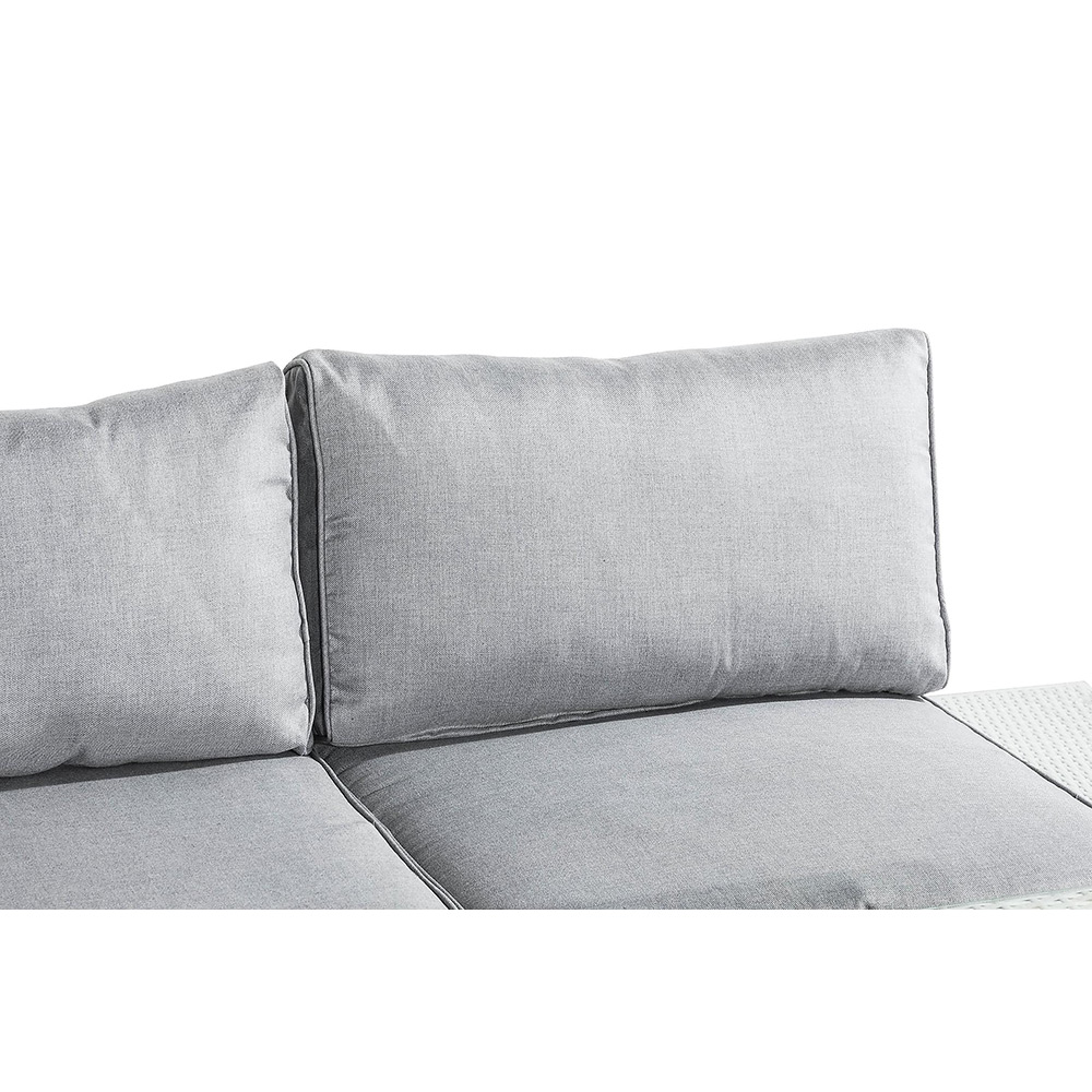 Loungegrupp Comfort Garden Bahamas 3-sits med Dubbla Avslut, Bord 100x60 och Utefåtölj Utomhus