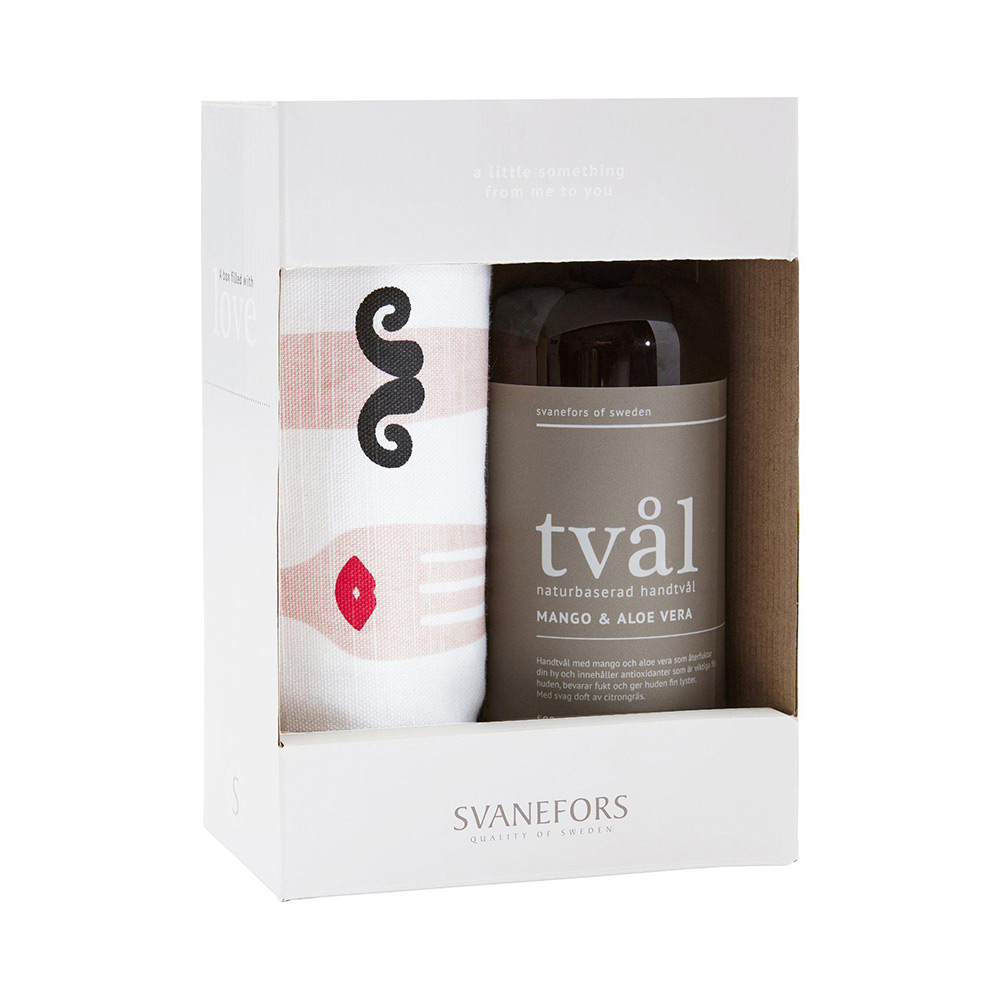 Presentförpackning Svanefors Handtvål & kökshandduk Bon Appetit