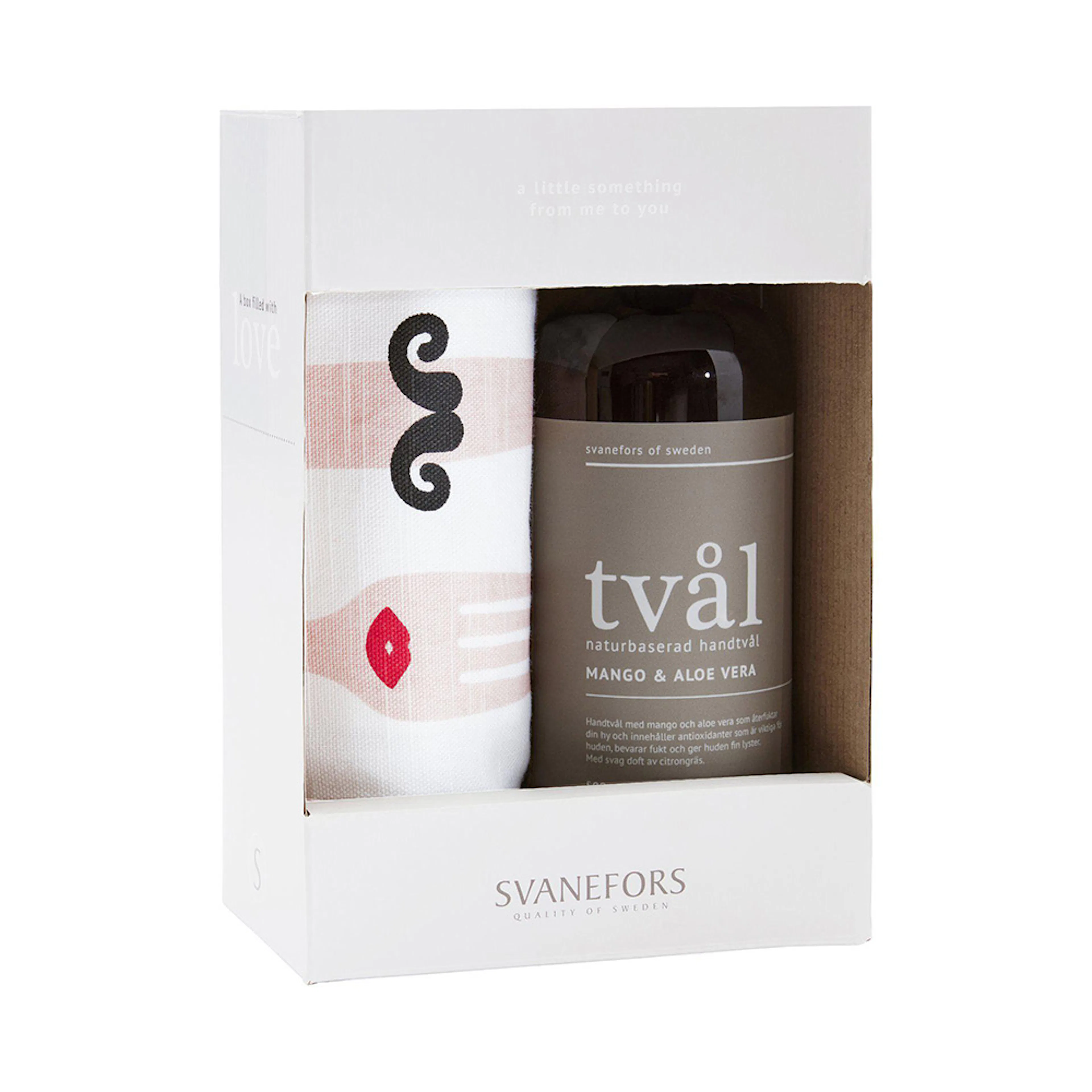 Presentförpackning Svanefors Handtvål & kökshandduk Bon Appetit