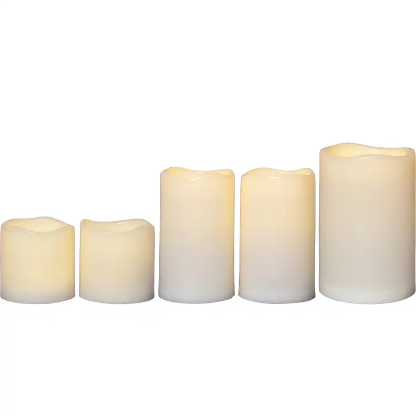 Blockljus Star Trading Paul LED 5-pack