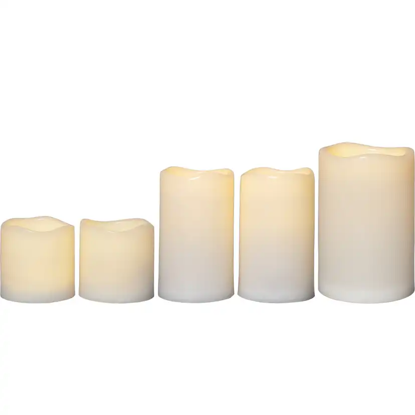 Blockljus Star Trading Paul LED 5-pack