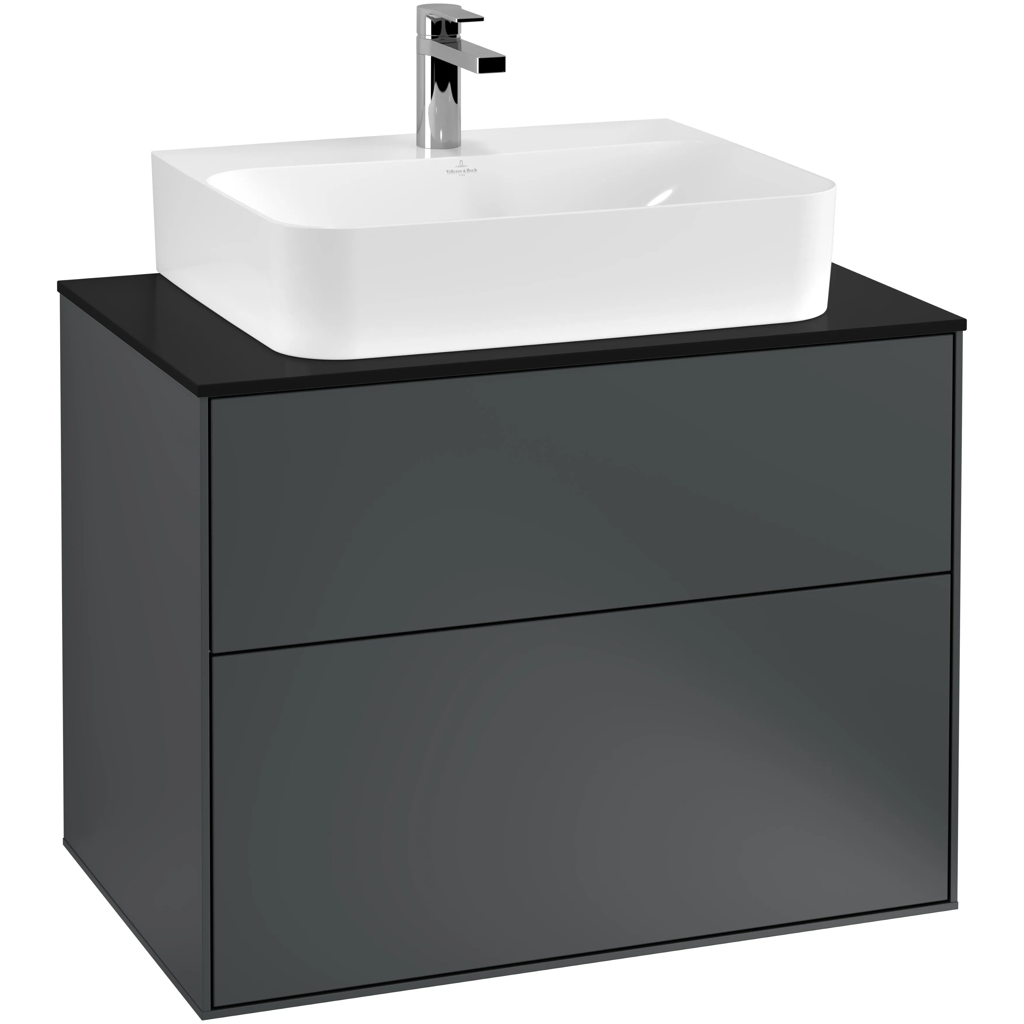Tvättställsskåp Villeroy & Boch Finion med 2 Lådor och Bänkskiva för Centrerat Tvättställ