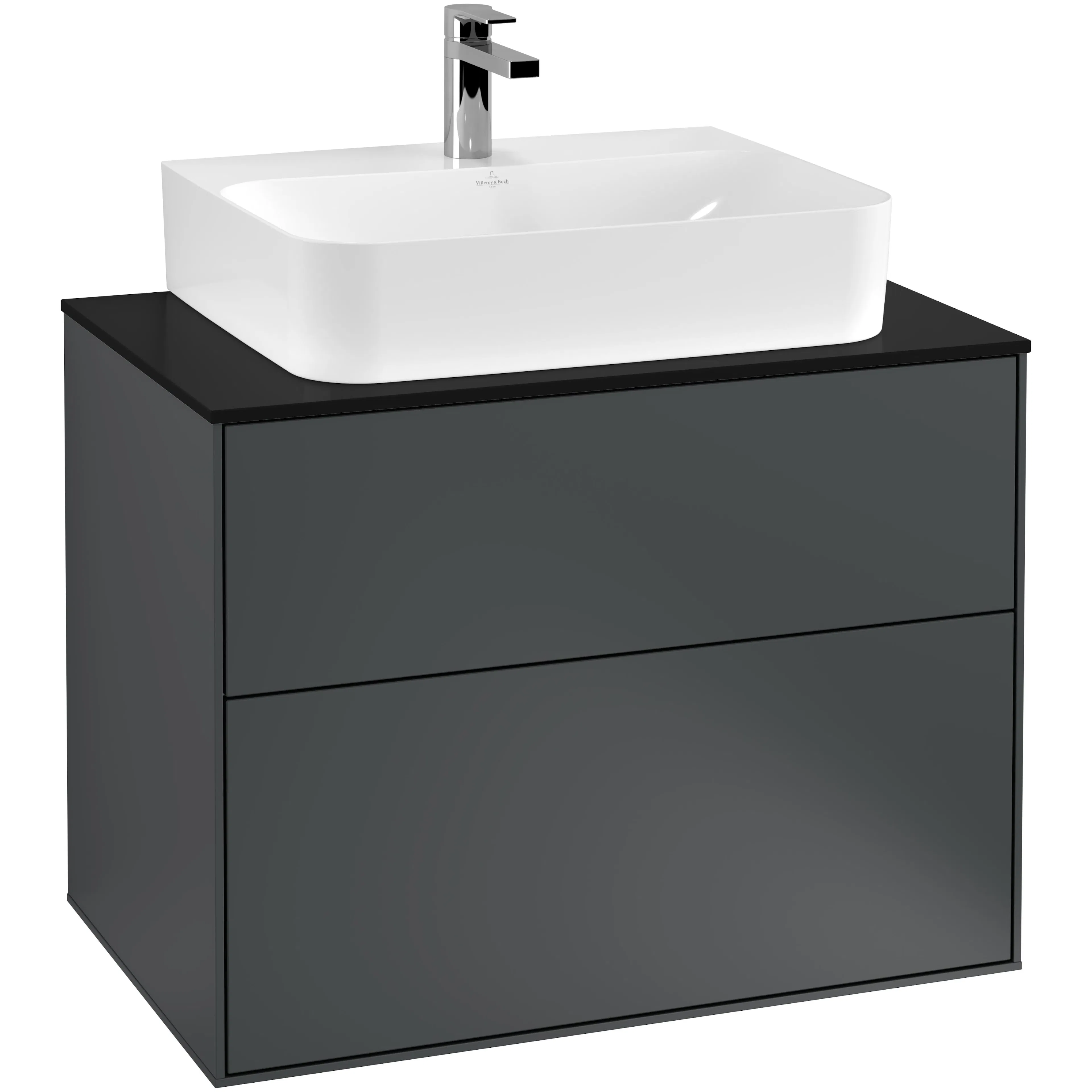 Tvättställsskåp Villeroy & Boch Finion med 2 Lådor och Bänkskiva för Centrerat Tvättställ