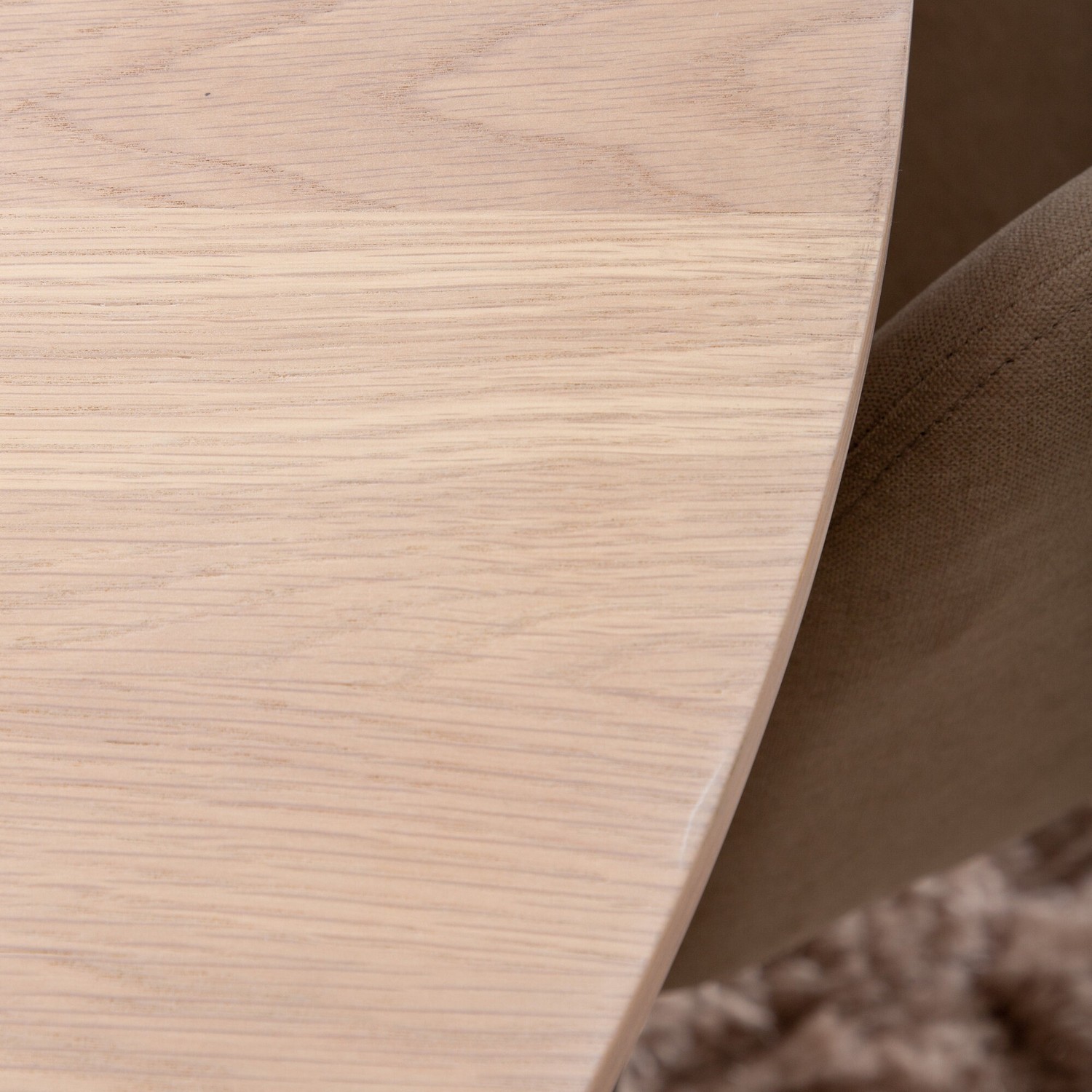 Matgrupp Venture Home Bianca Rund med 4 Bergen Stolar Polyester