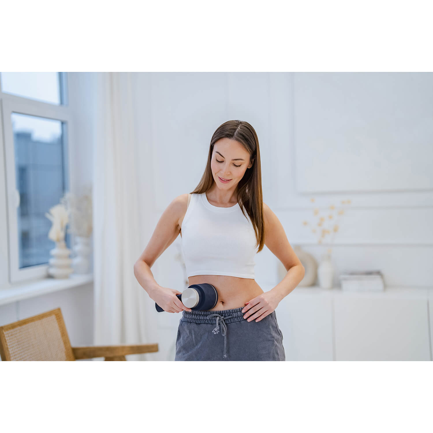 Handhållen MEDIVON Massageapparat Lift Blue