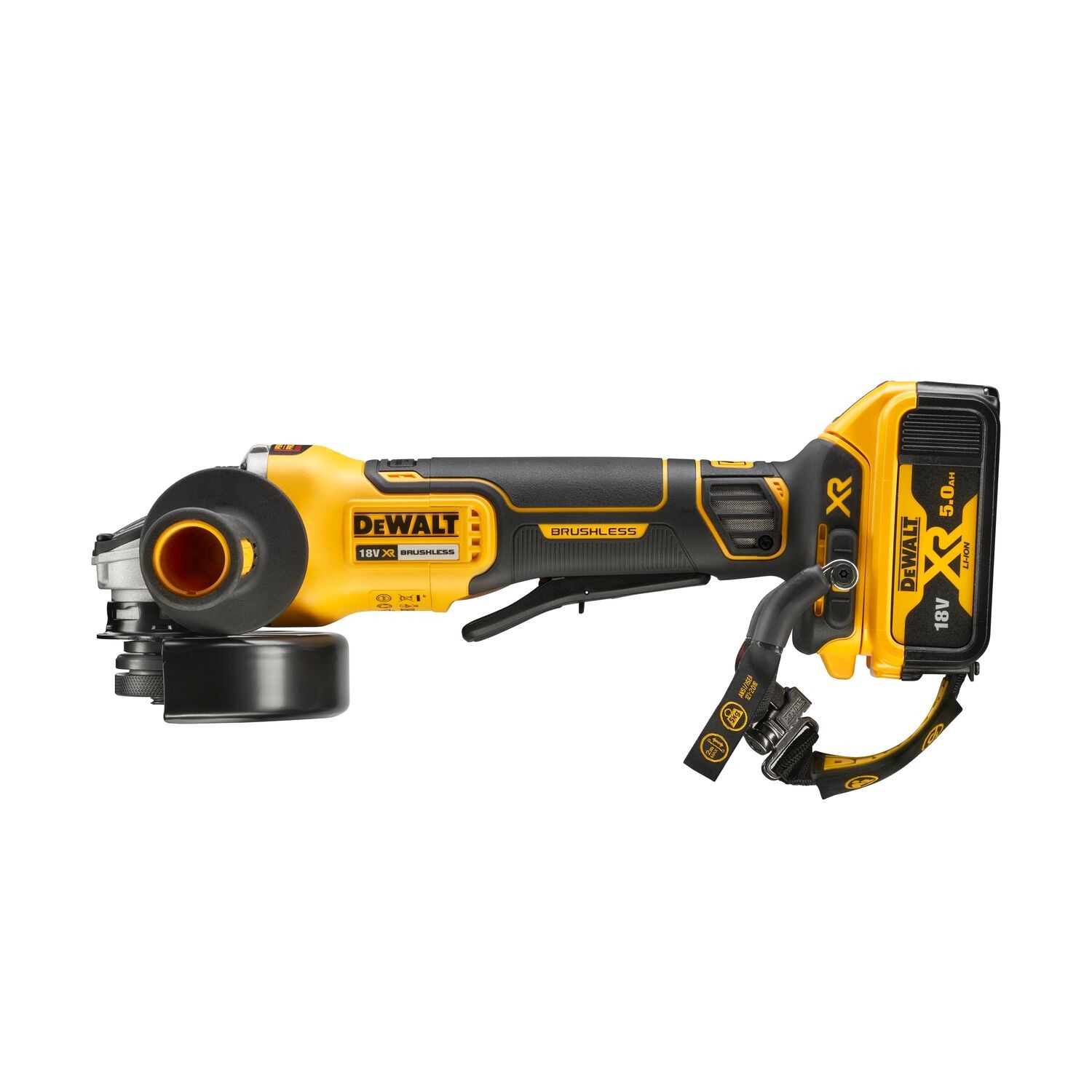 Vinkelslip DeWalt DCG406P2LRT 18V 2X5 Ah Utan Laddare