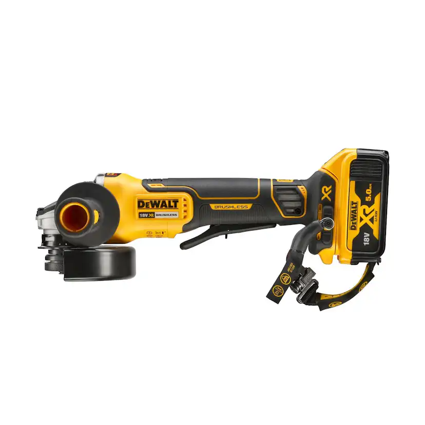 Vinkelslip DeWalt DCG406P2LRT 18V 2X5 Ah Utan Laddare