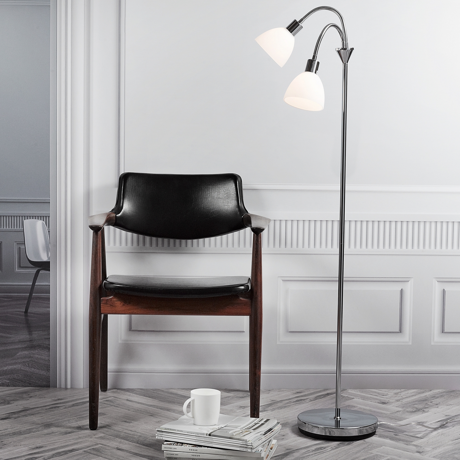 Golvlampa Nordlux Ray Dubbel