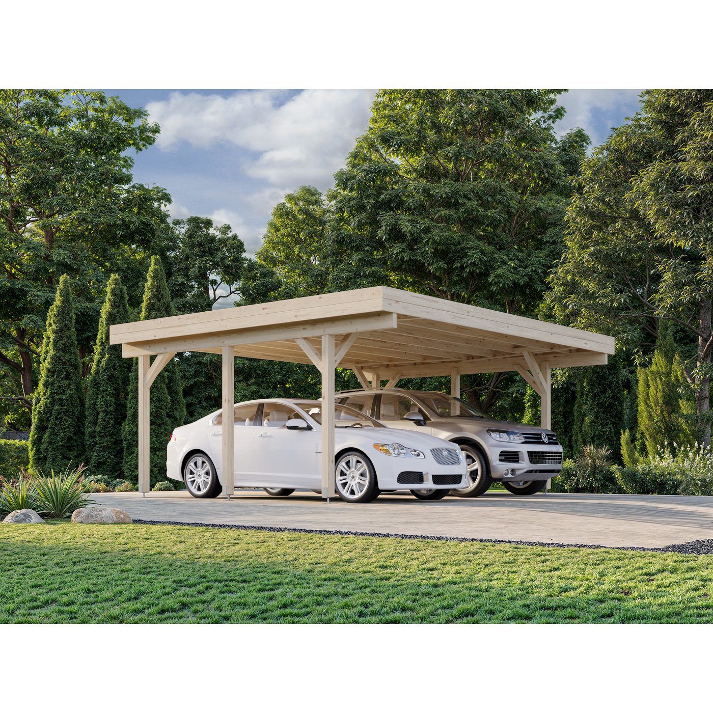 Carport Karl 20,6 m2 Obehandlad