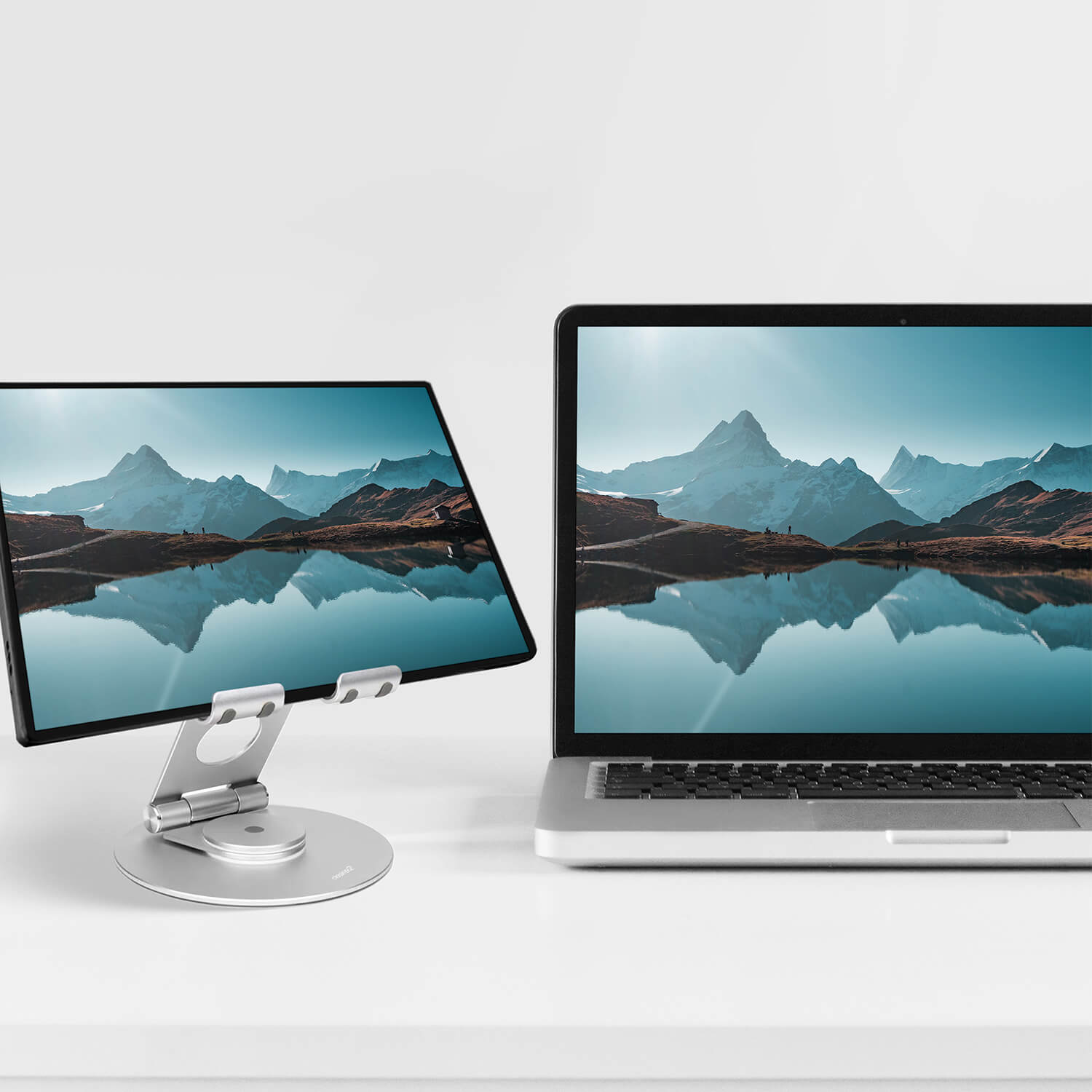 Dual Pivot Desire2 360 Stativ för Tablets och Smartphones Silver
