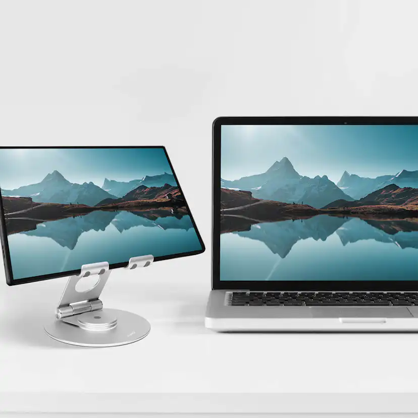 Dual Pivot Desire2 360 Stativ för Tablets och Smartphones Silver