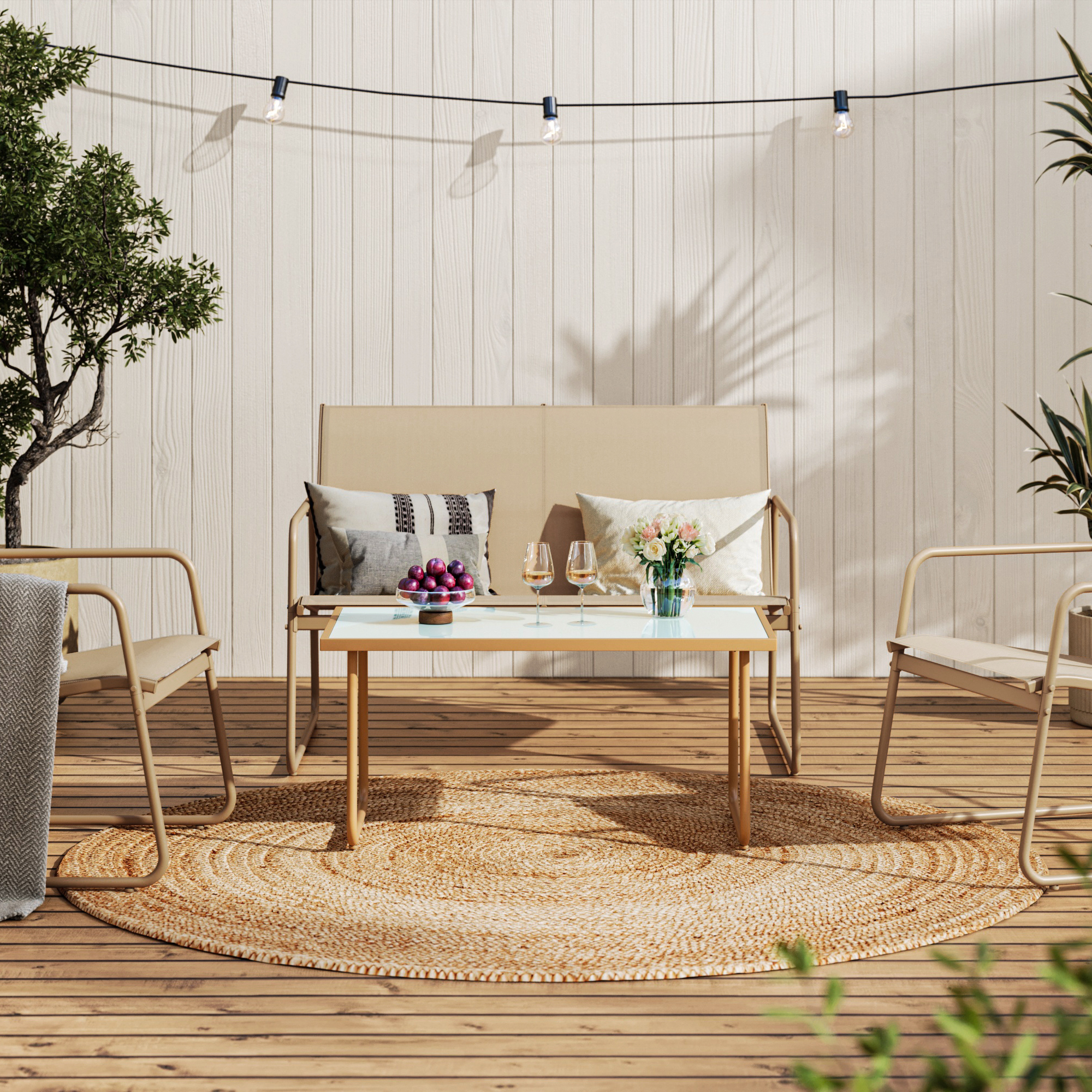 Loungegrupp Comfort Garden Pelanda Soffgrupp Utomhus
