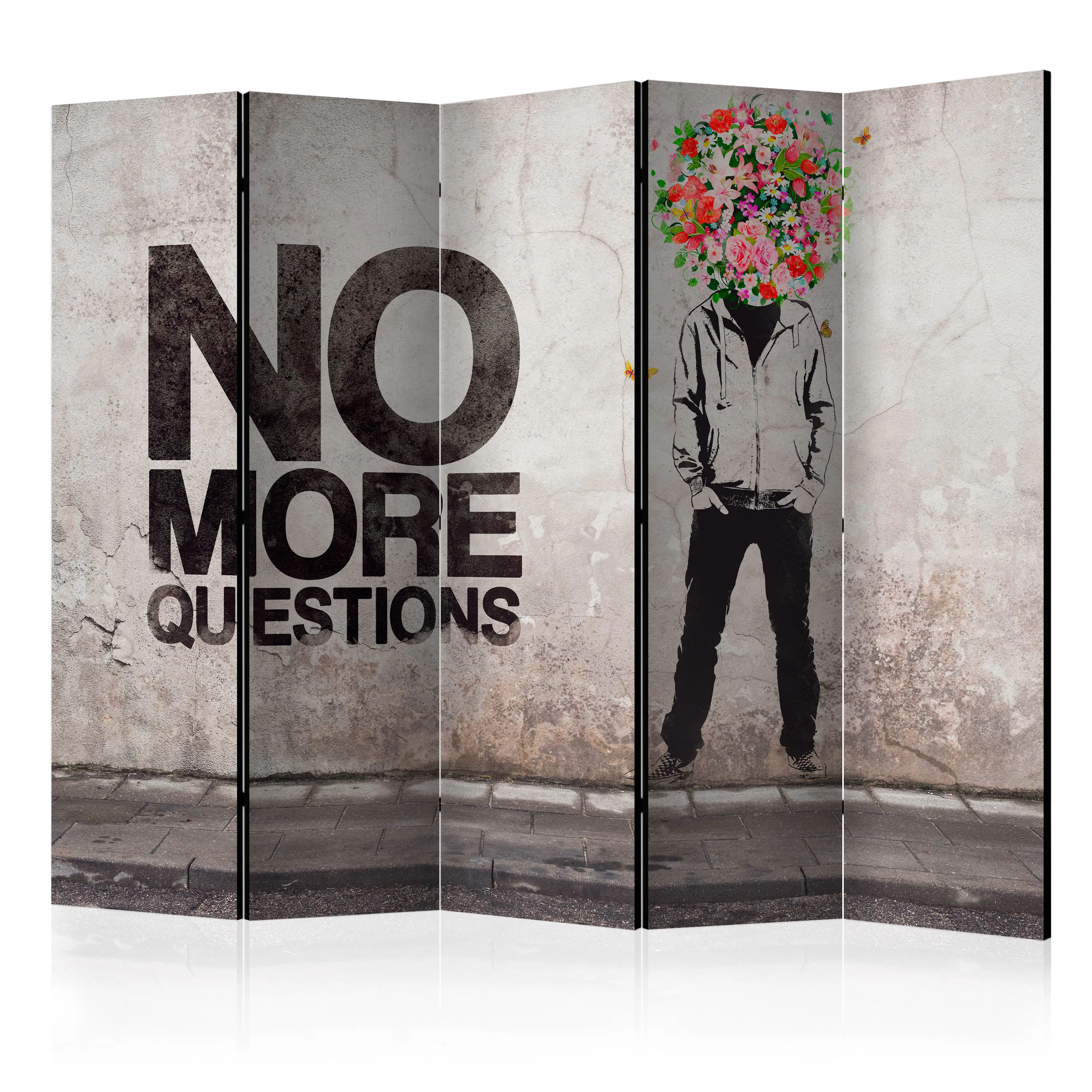 Rumsavdelare Skärmvägg Arkiio No More Questions II 225x172 cm
