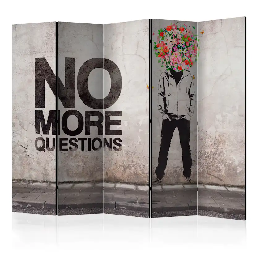 Rumsavdelare Skärmvägg Arkiio No More Questions II 225x172 cm