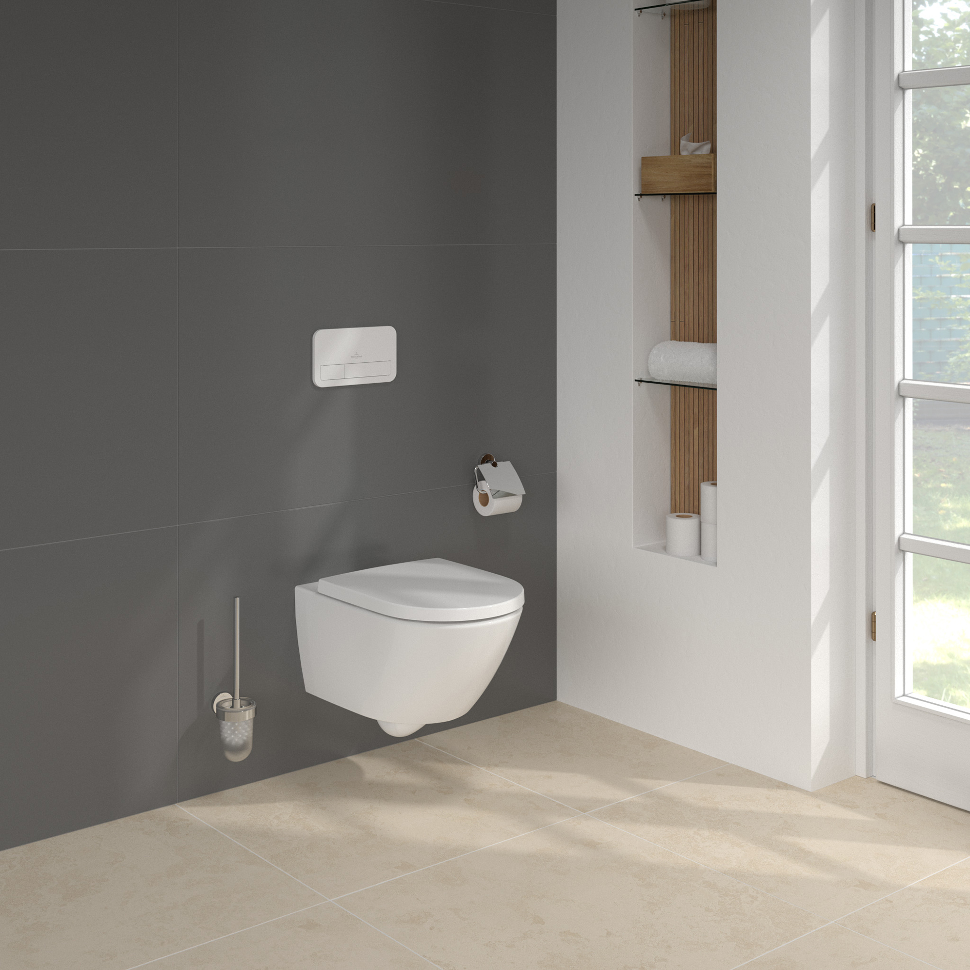 Vägghängd Toalettstol Villeroy & Boch Subway 3.0 med TwistFlush