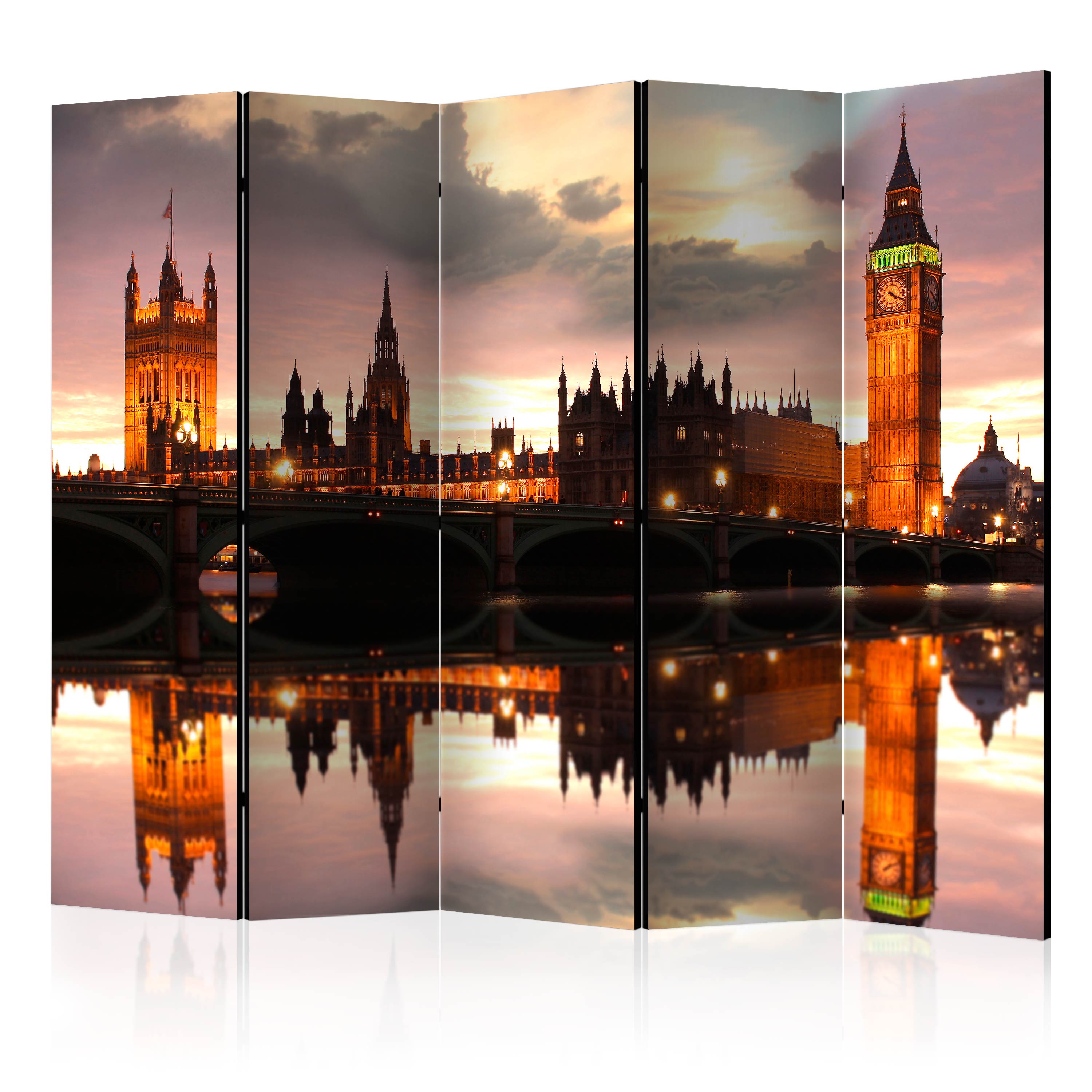 Rumsavdelare Skärmvägg Arkiio Big Ben In The Evening London II 225x172 cm