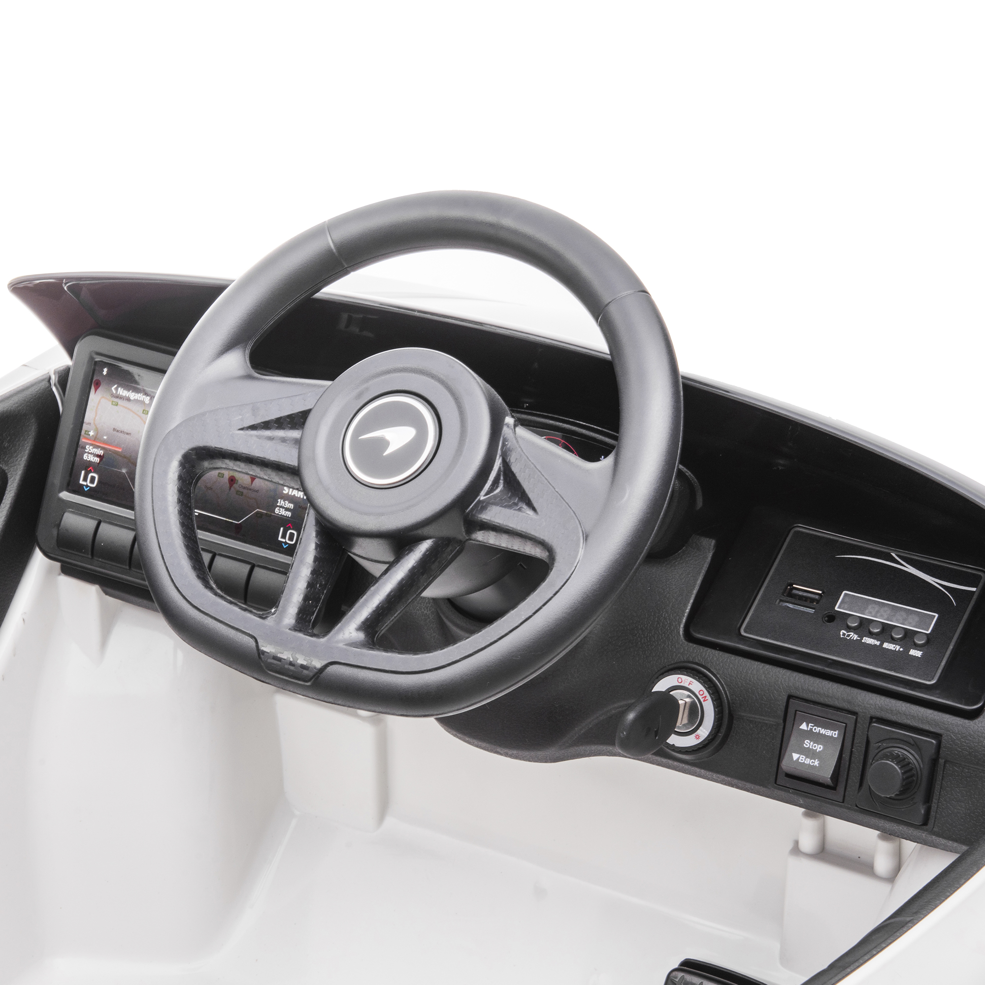 Elbil Nordic Play McLaren GT 12V4,5AH , EVA hjul