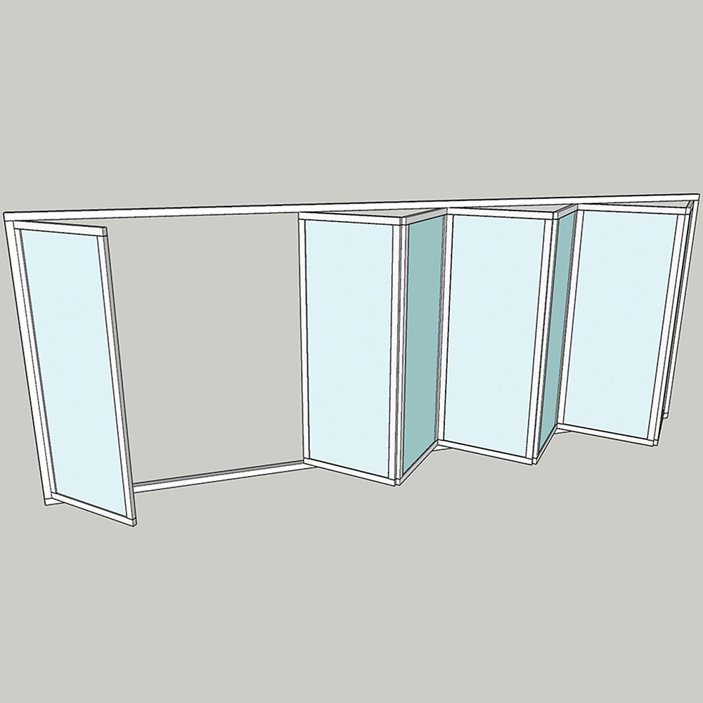 Vikparti Allvy Sunroom s75 3-Glas 7-Delad