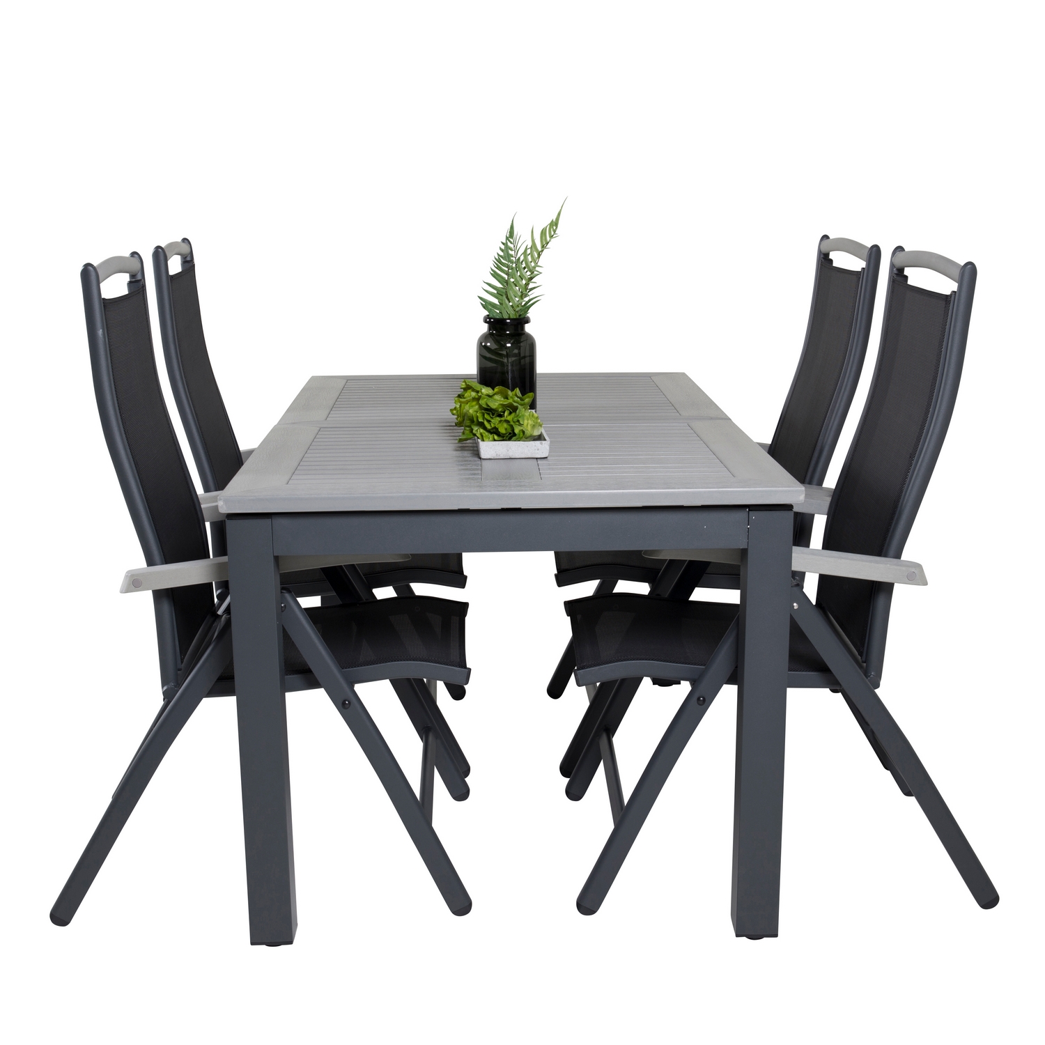Matgrupp Venture Home Aleyna 160/240 med 4 Stolar