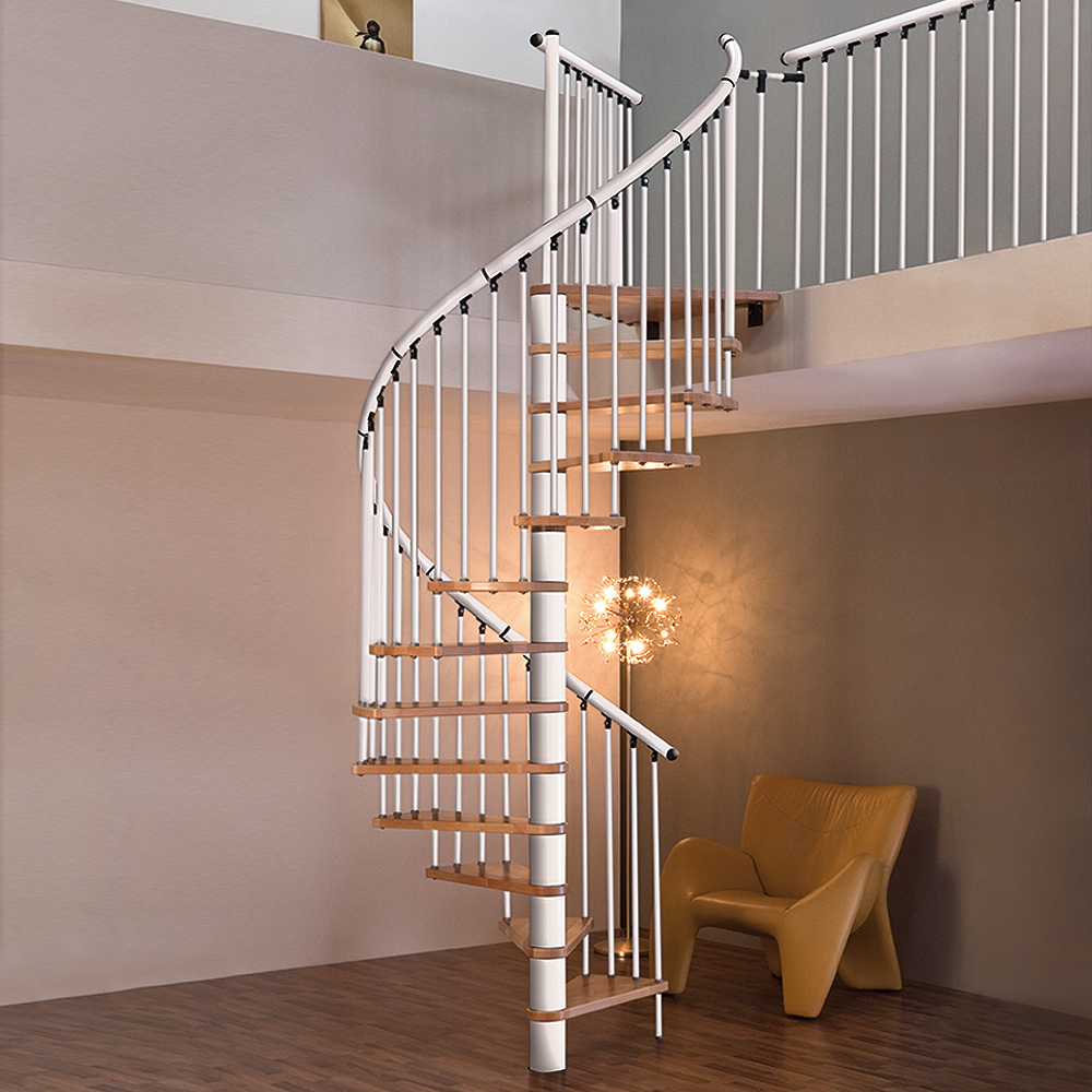 Spiraltrappa Byggera Euro Design Vit