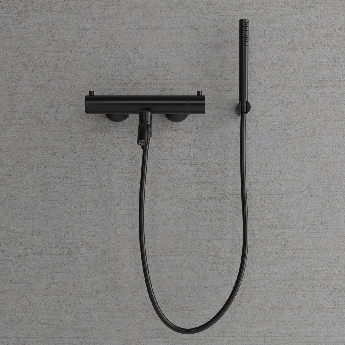 Badkarsblandare Scandtap Steel Pleasure 4 med Handdusch