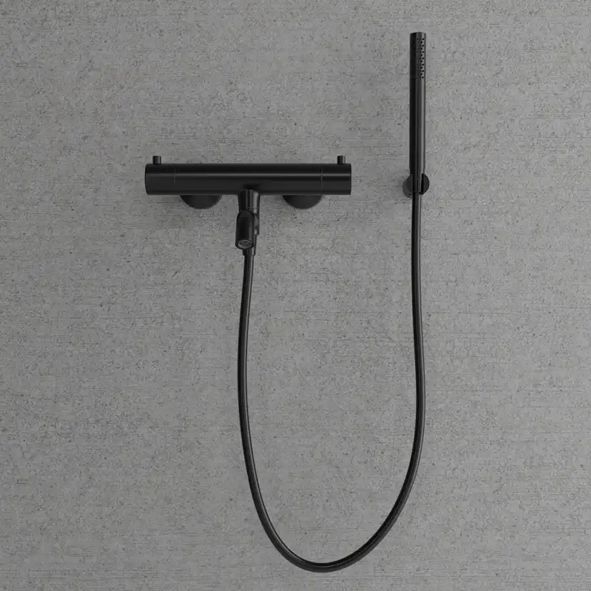 Badkarsblandare Scandtap Steel Pleasure 4 med Handdusch