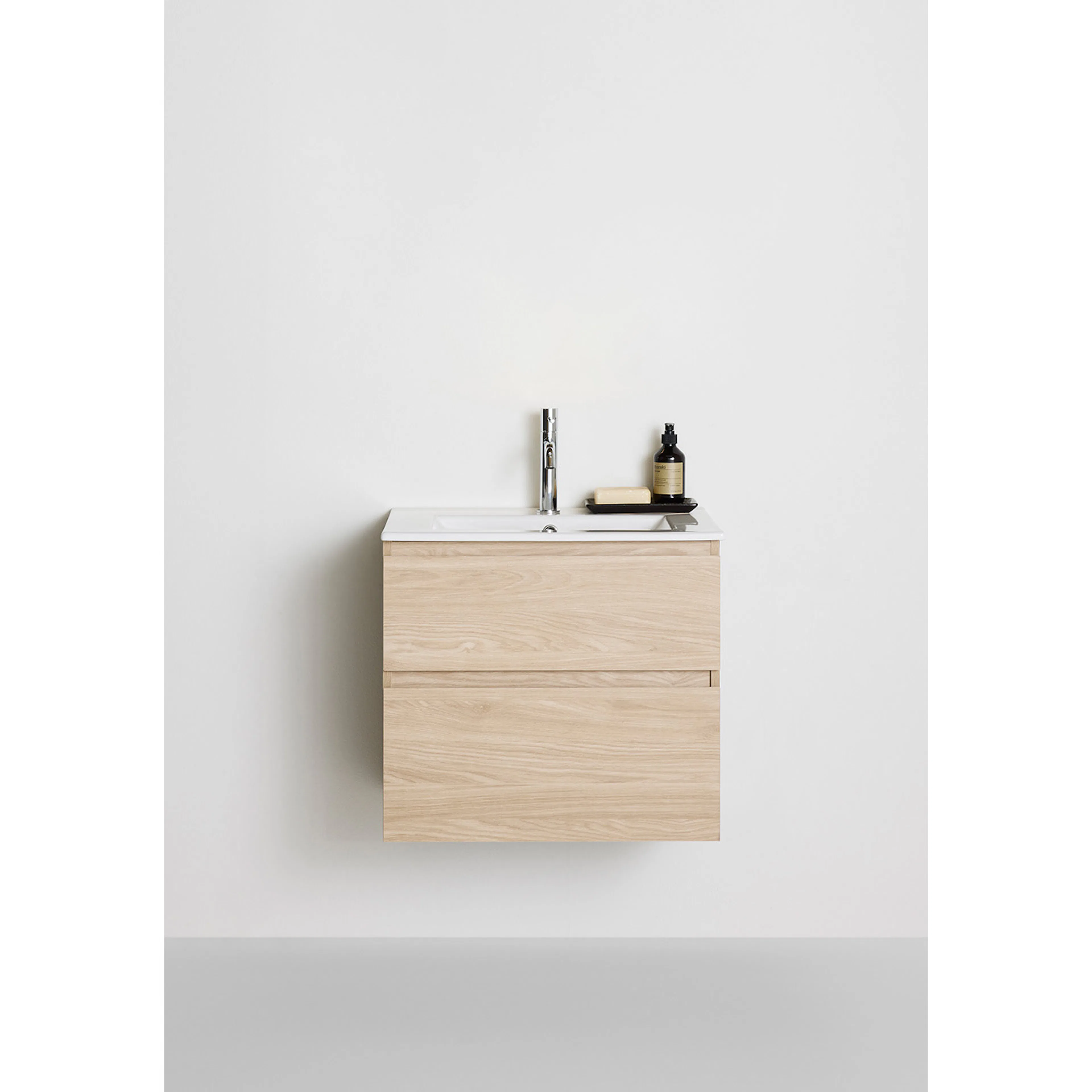 TVÄTTSTÄLLSSKÅP STYLE EK MED TVÄTTSTÄLL 600 B: 610 mm, Ek