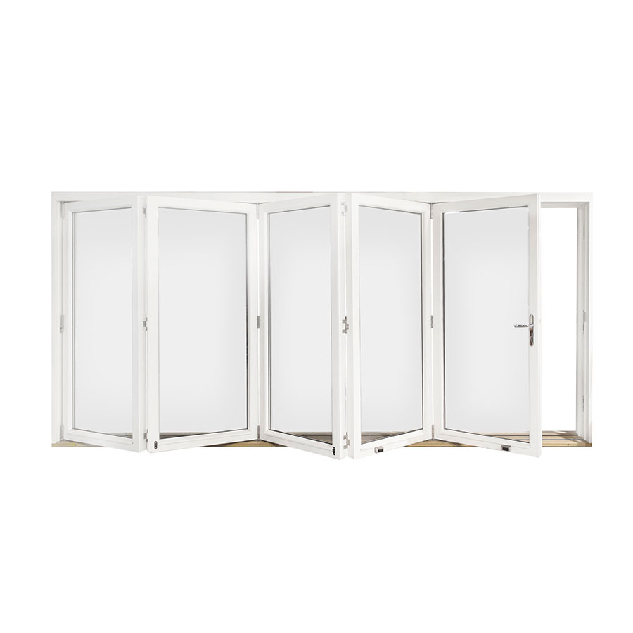 Vikdörr Vilenta Åre Trä/Aluminium 6-Delat