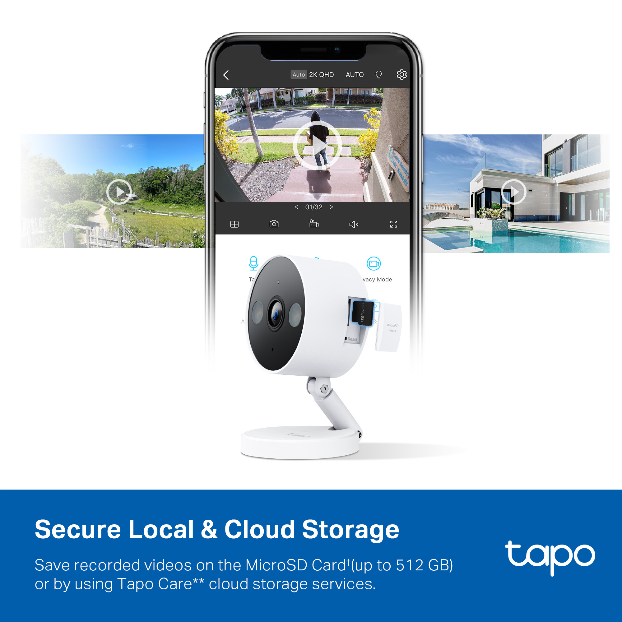 Övervakningskamera Tapo C120 Indoor/Outdoor Wi-Fi Home