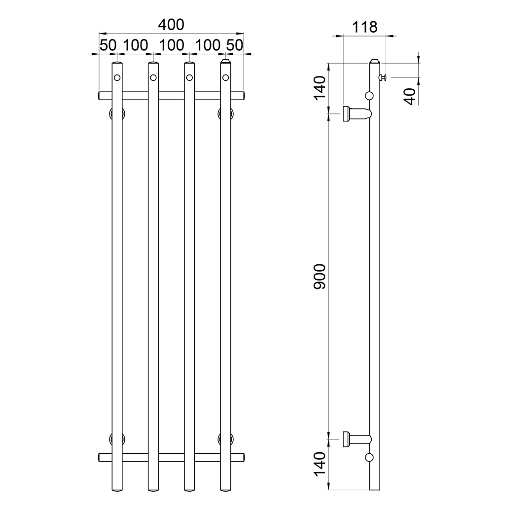Handdukstork REJ Design Vivo E 40124