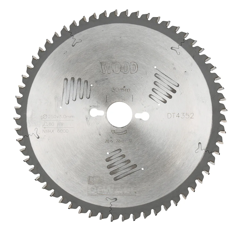Sågklinga DeWalt DT4352-QZ 250x30 60 T