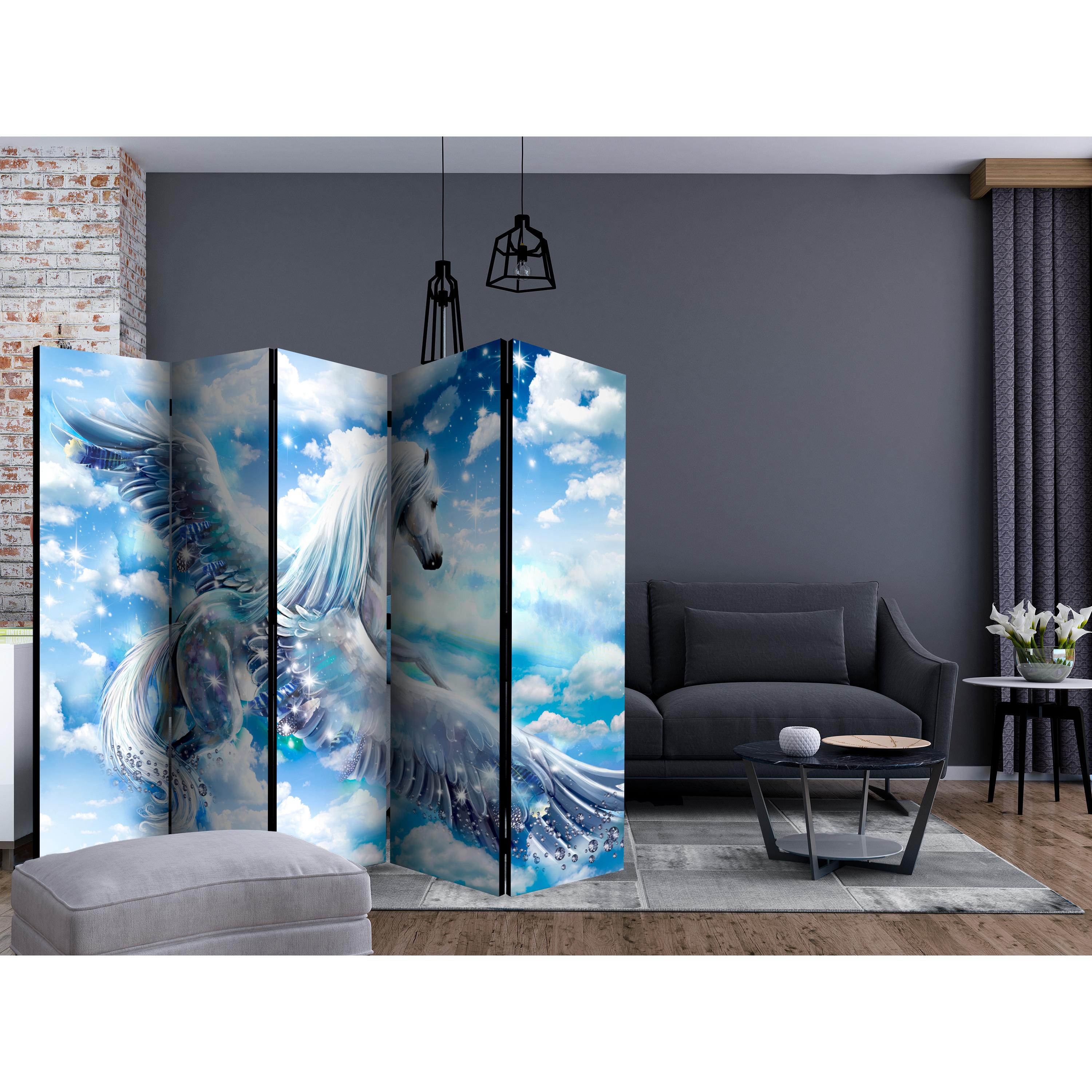 Rumsavdelare Skärmvägg Arkiio Pegasus Blue II 225x172 cm