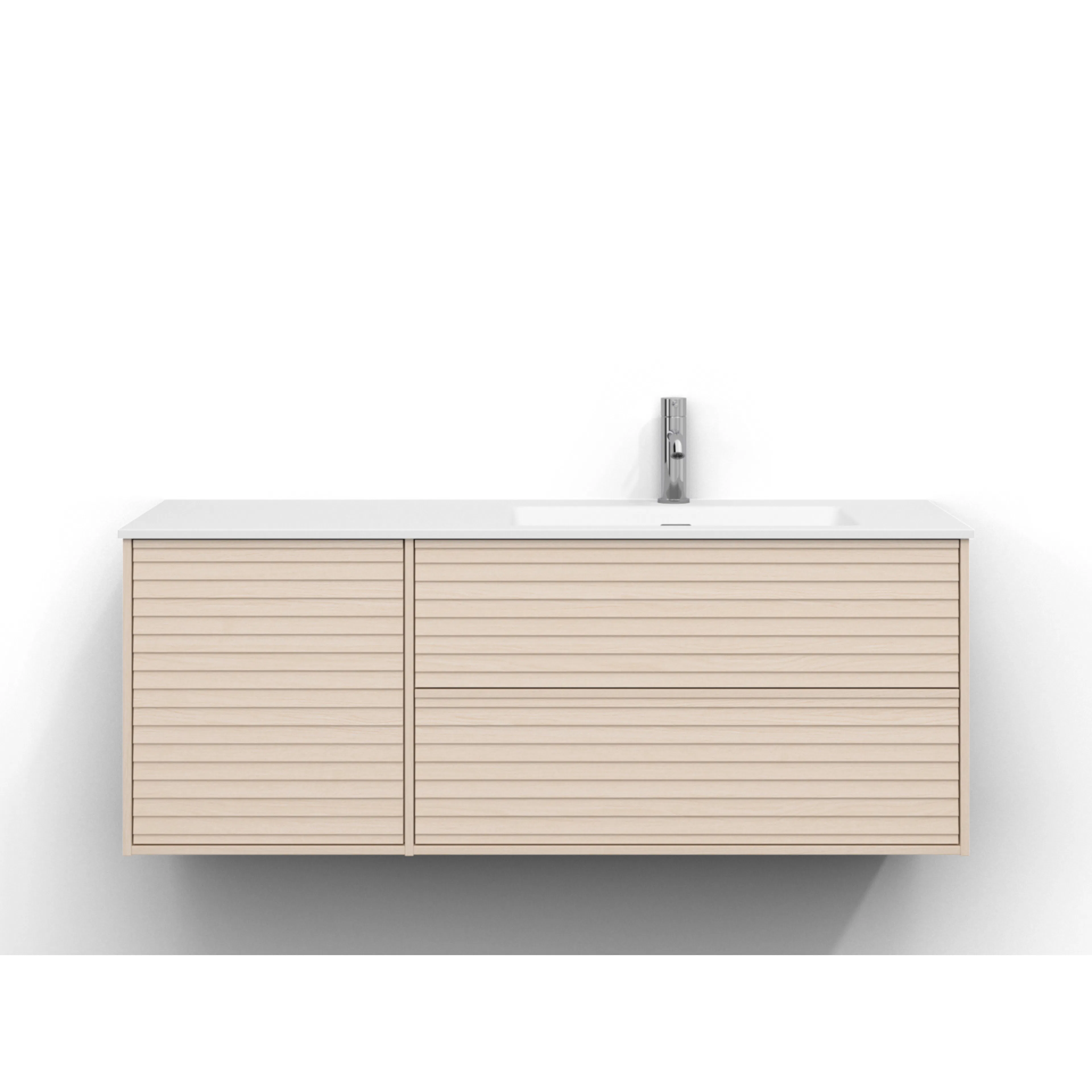 Tvättställsskåp Svedbergs Epos 120x45 med 2+1 Lådor
