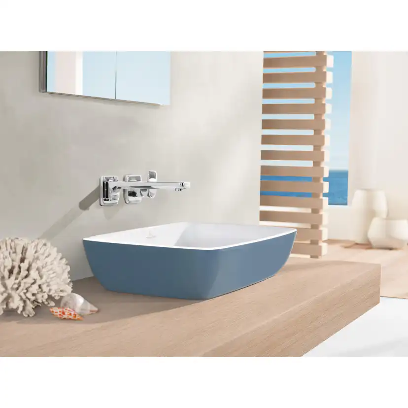 Tvättställ villeroy & Boch Artis 417258BCT7 French Linen, för Väggmonterad blandare