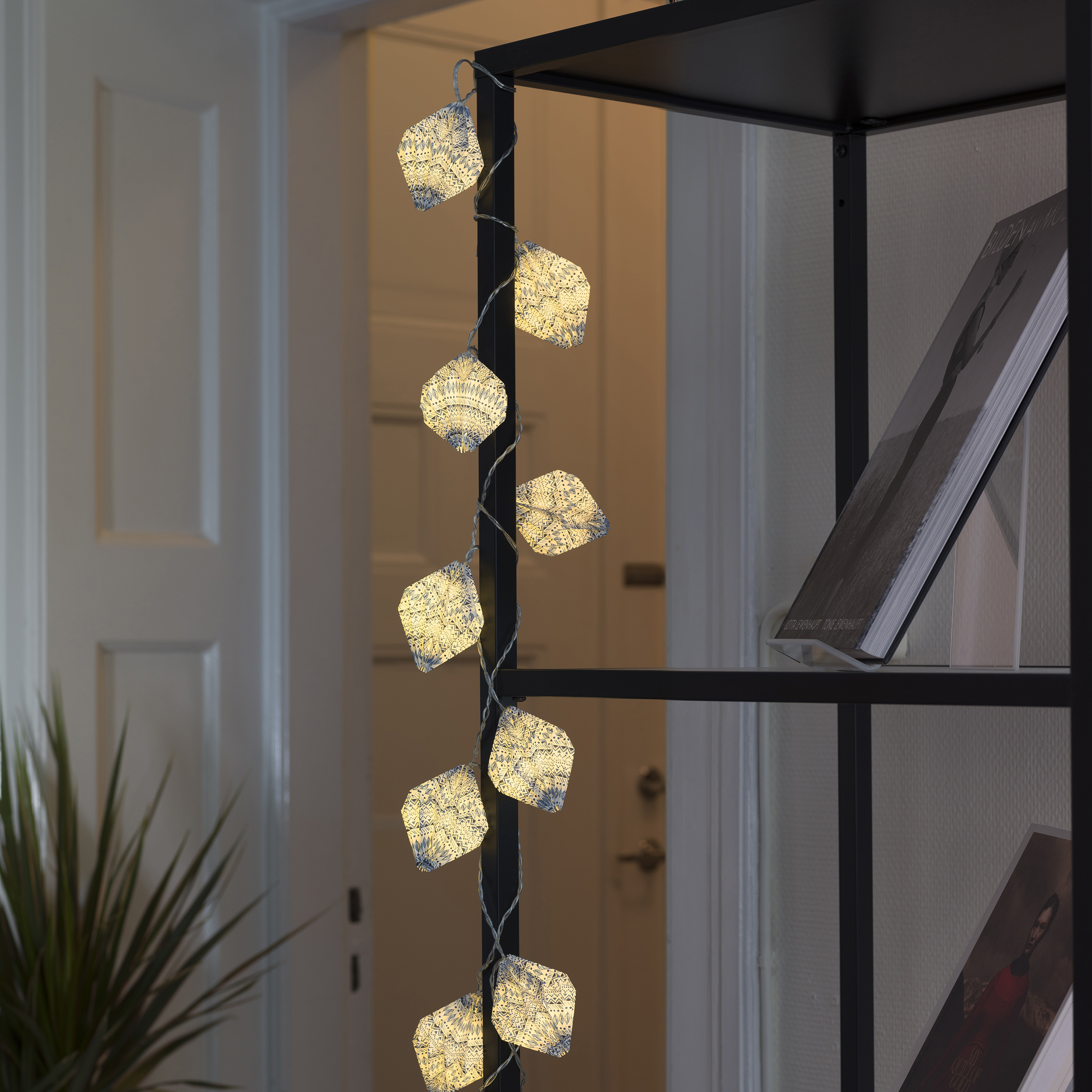 Ljusslinga Gnosjö Konstsmide med Papperslanternor