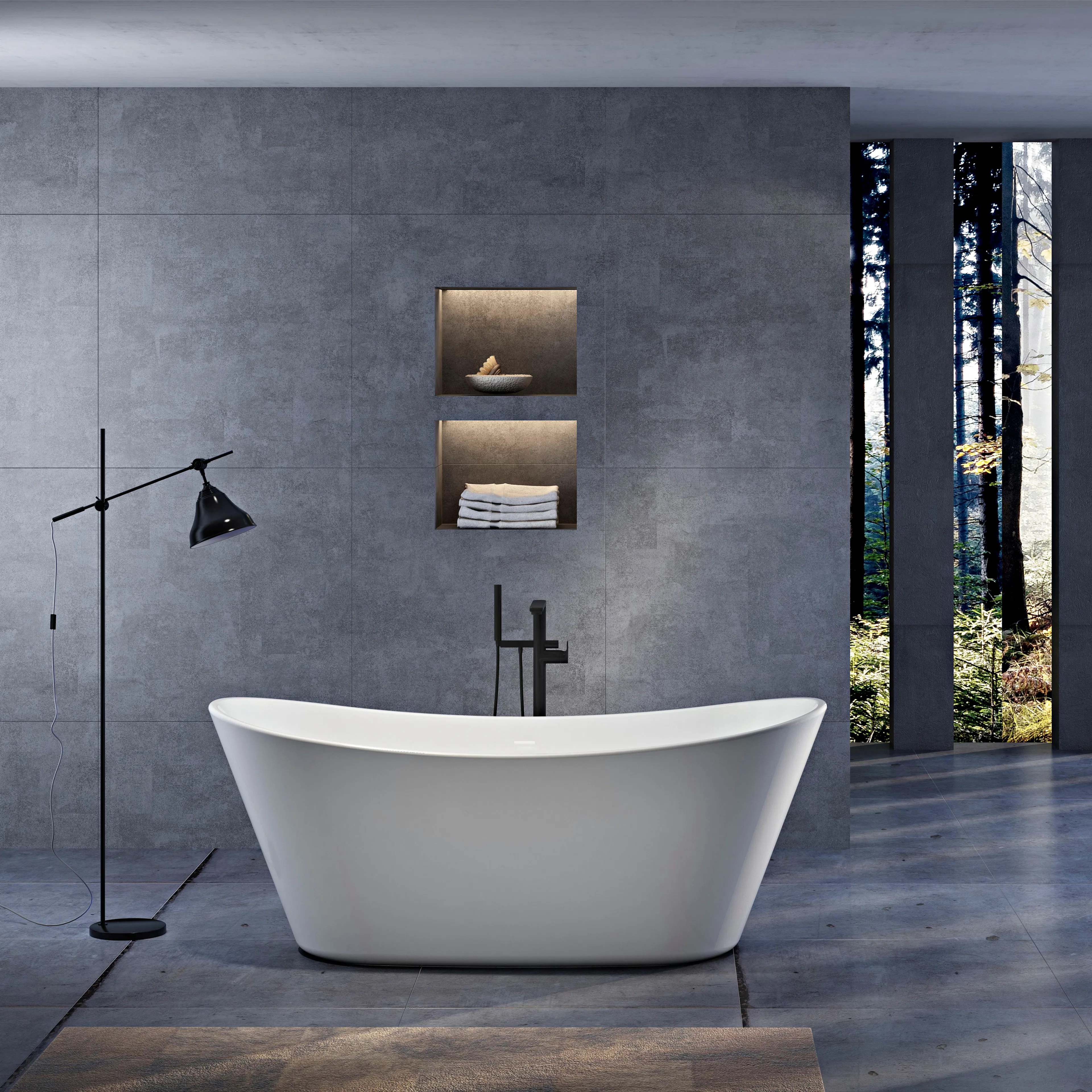 Badkar Bathlife Ideal Relax Vit