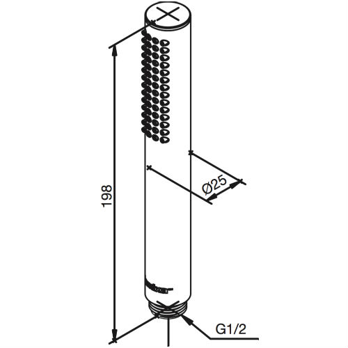 Handdusch Damixa Tube med En Duschfunktion