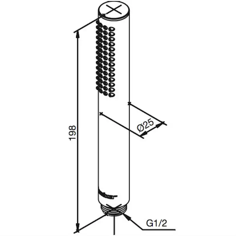 Handdusch Damixa Tube med En Duschfunktion