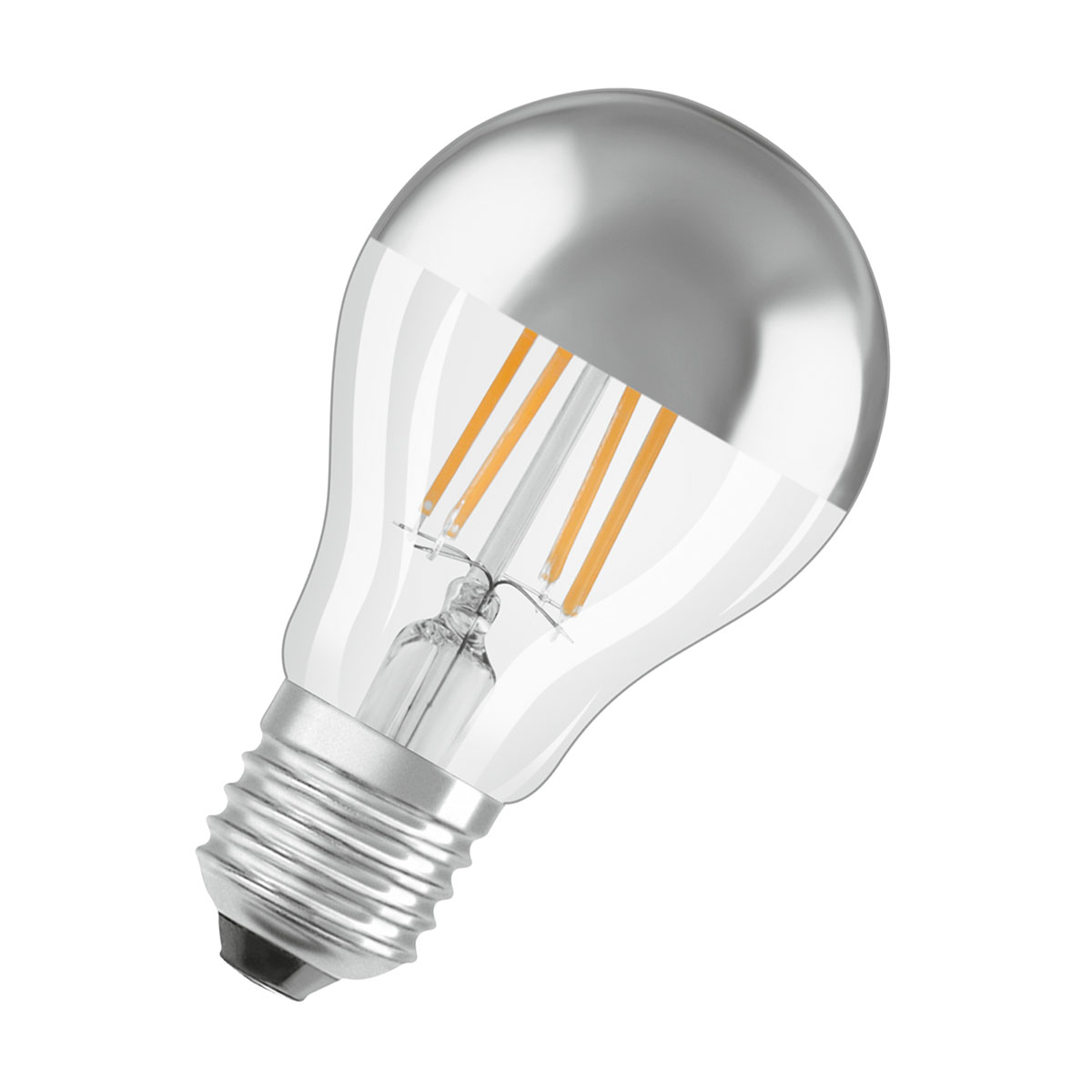 LED-Lampa Osram Normal (35) E27 Silver 827 Toppförs Cl A